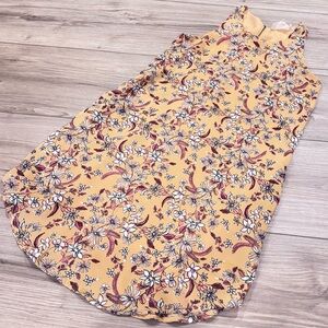 Pink Republic • Floral Sleeveless Yellow Dress